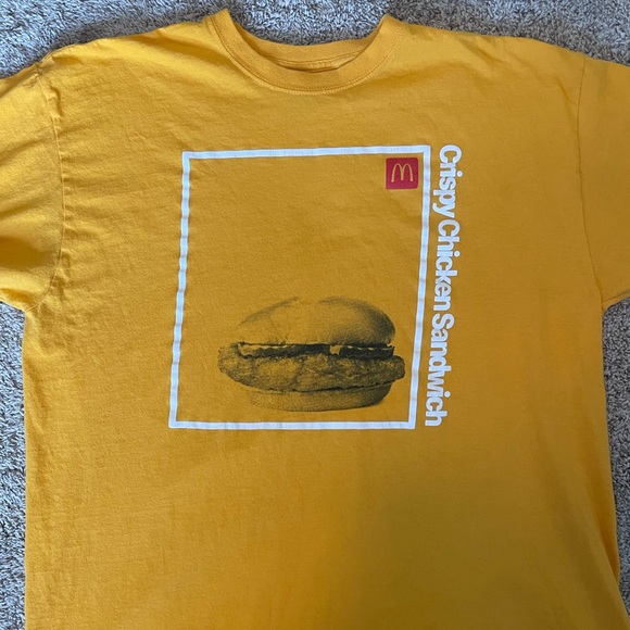 McDonald's Other - **MCDONALD’S** vintage chicken sandwich crew shirt SIZE XL